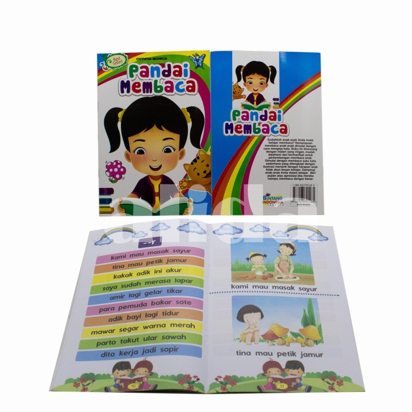 Buku Anak TK PAUD Belajar Membaca - Pandai Membaca
