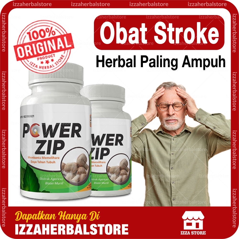 POWER ZIP Obat Stroke Diabetes Herbal Kering Dan Basah Paling Ampuh Menurunkan Darah Tinggi Original