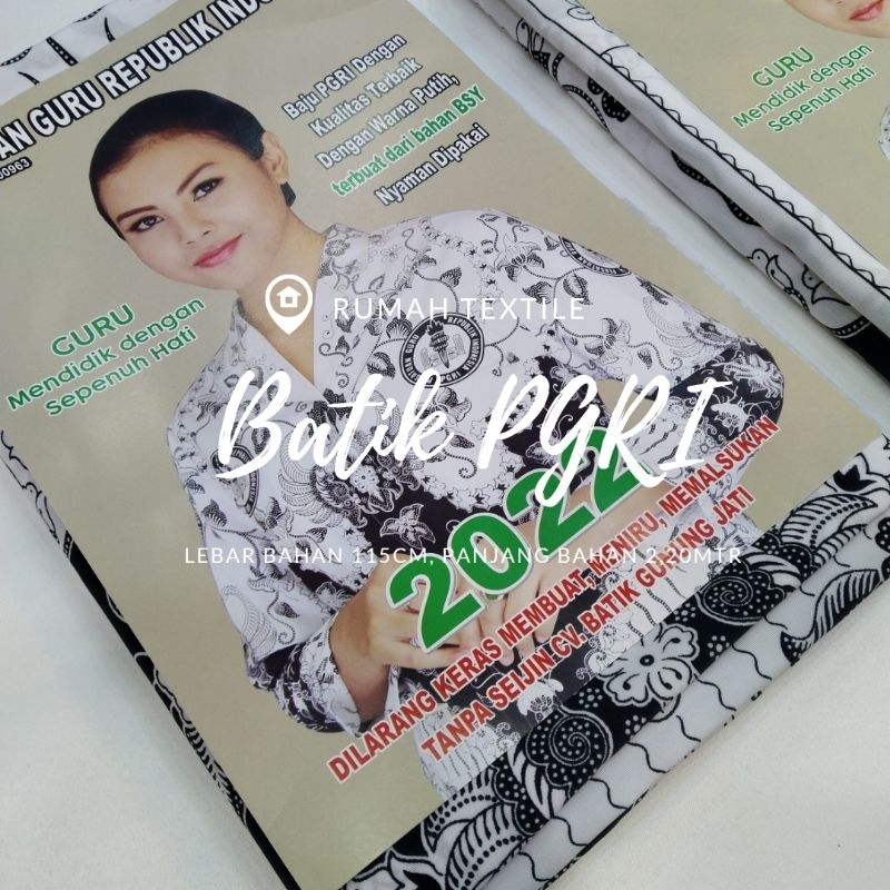 BATIK PGRI/PGRI/BATIK GURU PGRI/BATIK ORIGINAL PGRI/BATIK SERAGAM PGRI/KAIN BATIK
