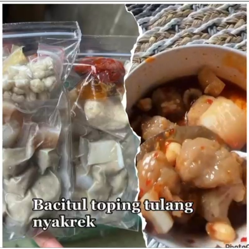 

Baso Aci Tulang/ Bacitul Toping tulang nyakrek