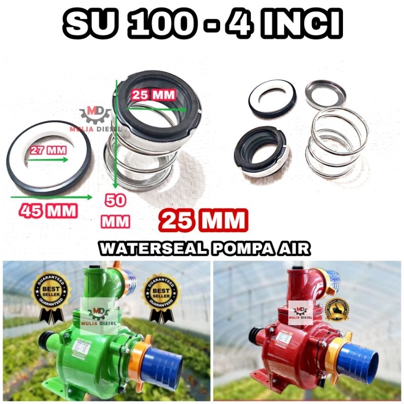 Mechanical Seal Sil Pompa Air SU100 SU 100 4 inci 560 25 MM