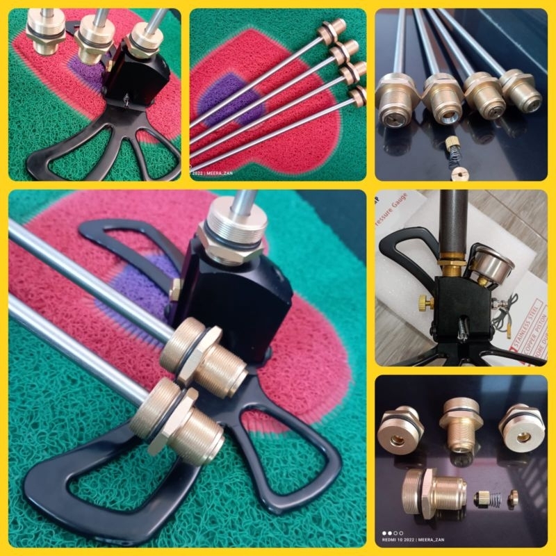 spare part pompa pipa rumah piston original stainless + valve bawah set untuk pompa 4stage. suku cad