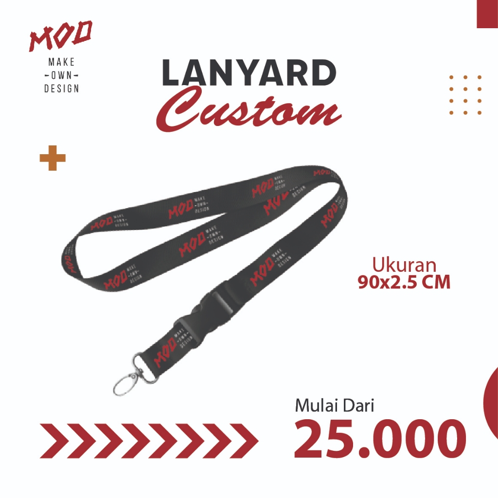 LANYARD CUSTOM - FREE DESIGN - TALI LANYARD CUSTOM - TALI ID CARD - LANYARD COMPANY