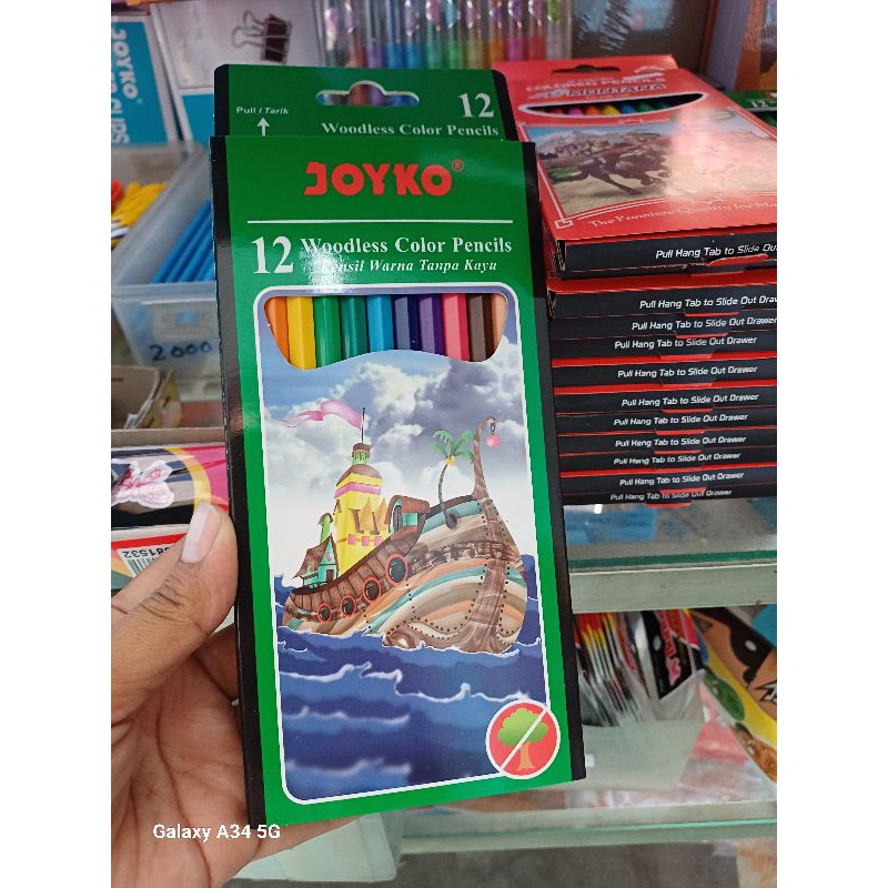 

PENCIL WARNA JOYKO ISI 12 WARNA CP -103 [PANJANG]
