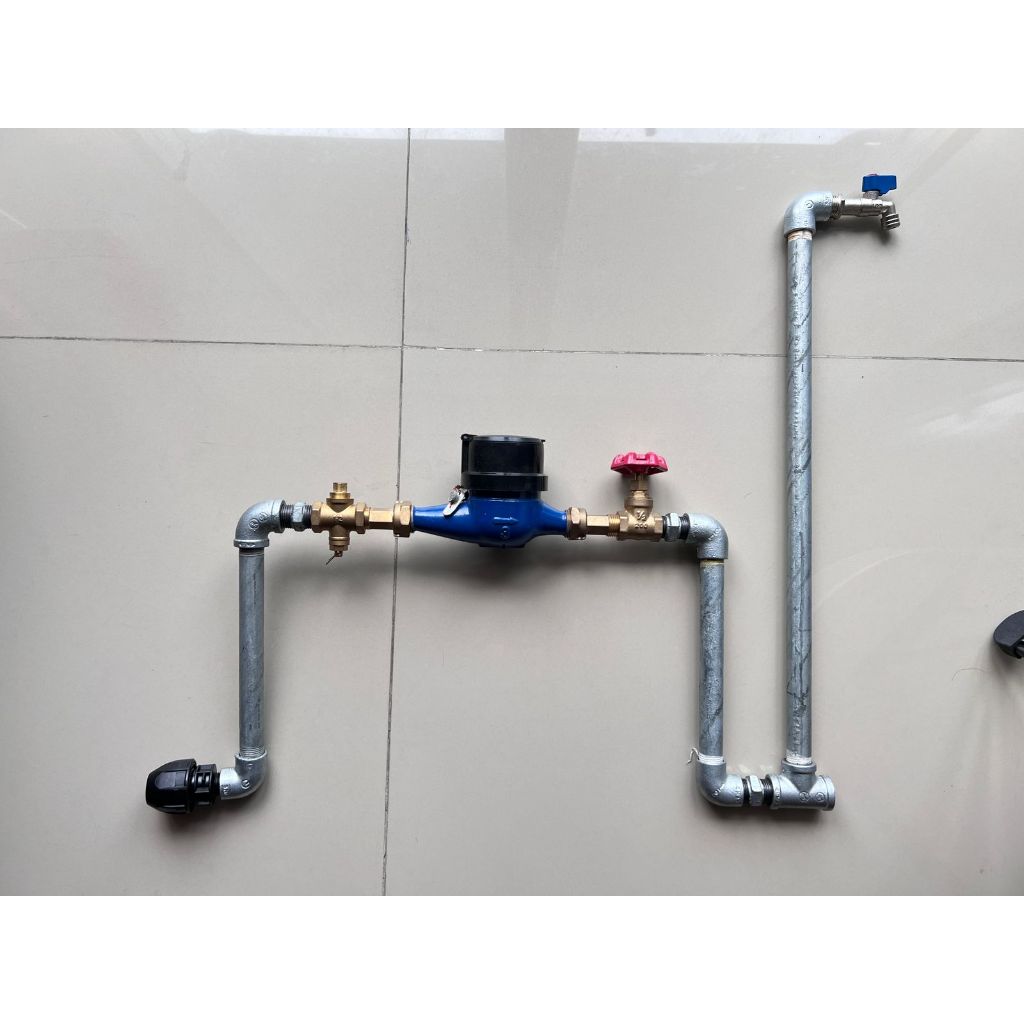 Rangkaian Sambungan Rumah Paket Hemat PDAM Siap Pasang