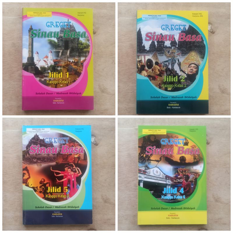 Buku paket Bahasa jawa SD kurikulum 2013 " Greget Sinau Bahasa jawa " dari CV kharisma