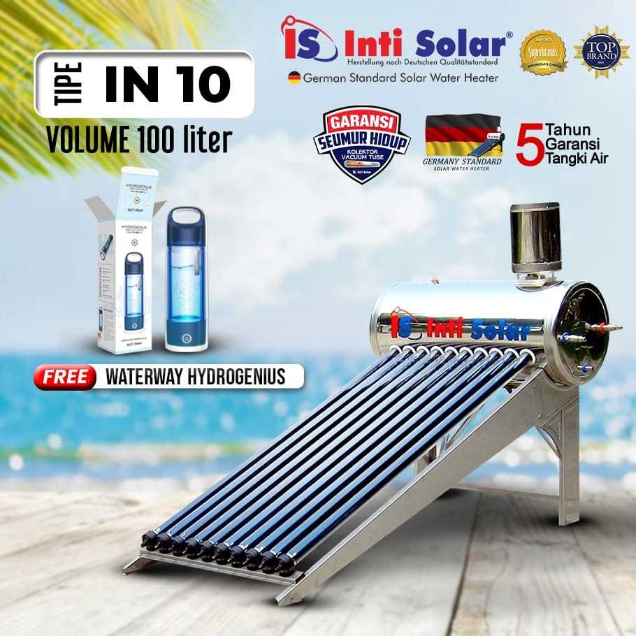 Water Heater INTI SOLAR 100L Stainless
