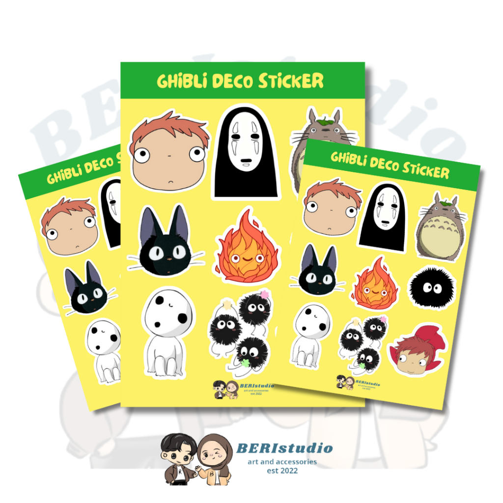 

GHIBLI VOL 2 DECO STIKER KISS CUT