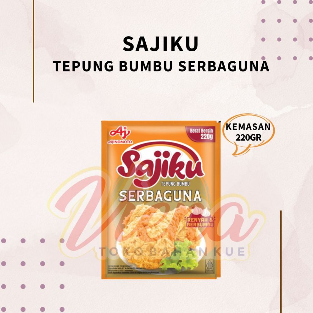 

Sajiku Tepung Bumbu Serbaguna 220gr