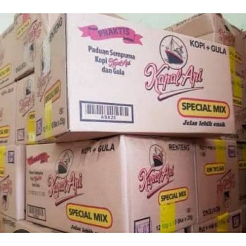 

kapal api mix berat 23g.1dus isi 12 renceng