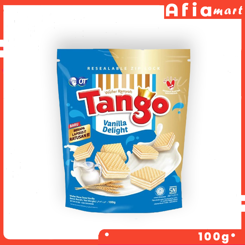 

TANGO VANILLA MILK WAFER POUCH 100 GRAM