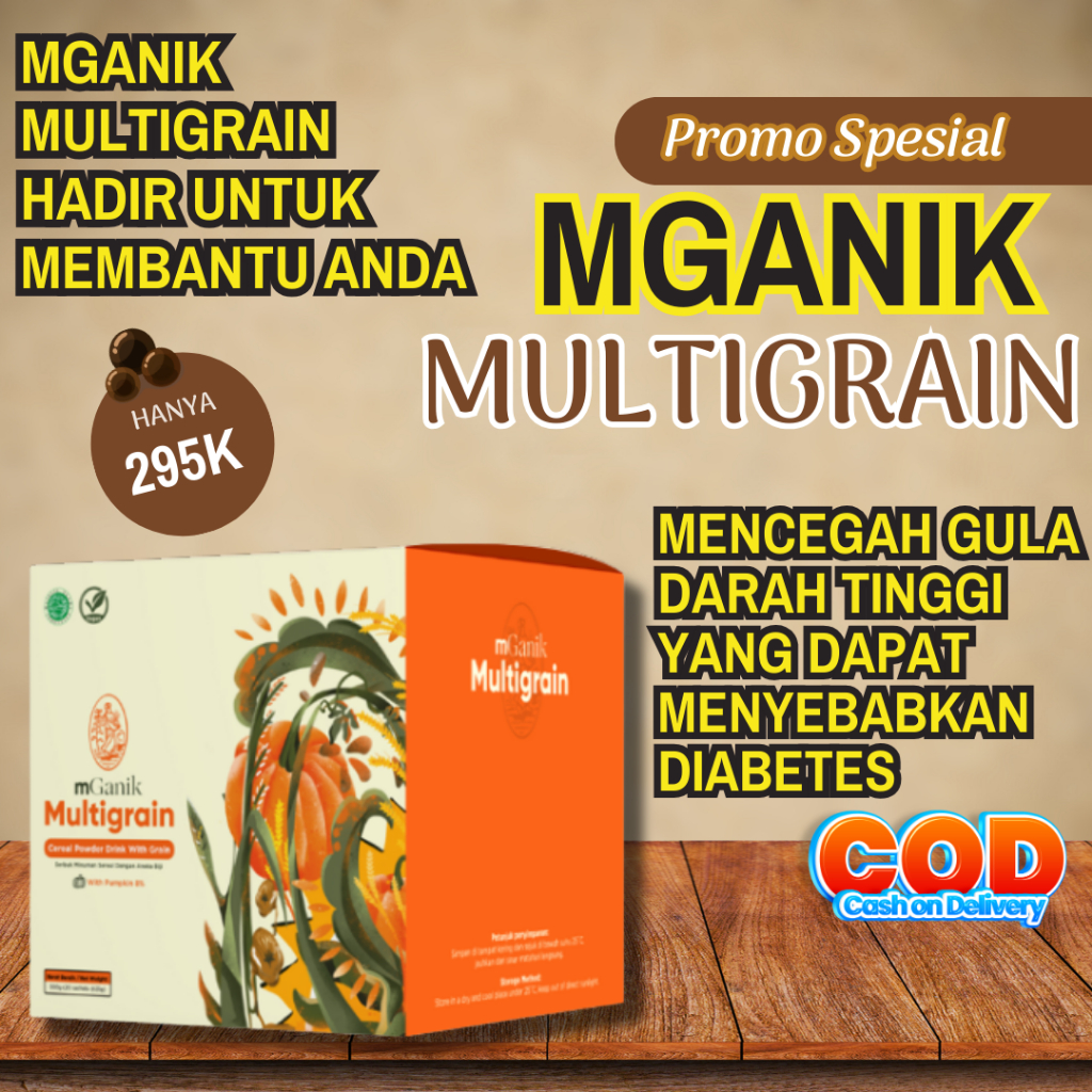mganik multigrain diabetes paket 1 bulan MGANIK MULTIGRAIN 20s -Superfood Sereal Untuk Diabetes