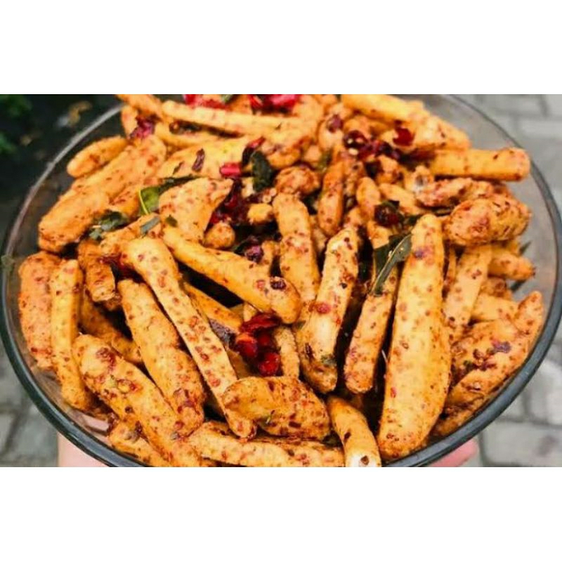 

STIK BASRENG 250gr BASRENG PEDAS DAUN JERUK / BAKSO GORENG STICK