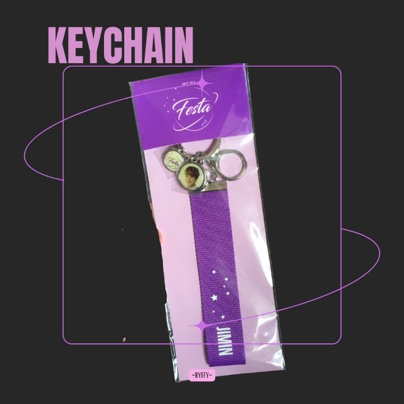 BTS FESTA 2017 MERCHANDISE KEYRING JIMIN