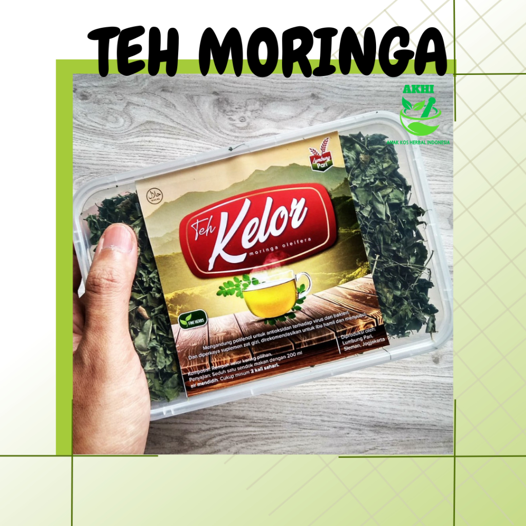 

TEH DAUN KELOR KERING TINGGAL SEDUH / TEH HERBAL KELOR / MORINGA TEA