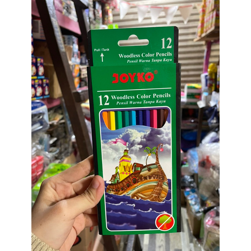 

Pensil warna Joyko pnjng isi 12