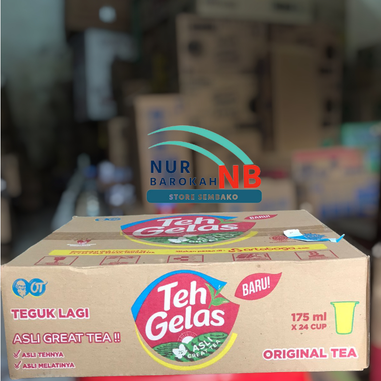 

Teh Gelas Original Tea 1 Dus (175 ml x 24 Cup)