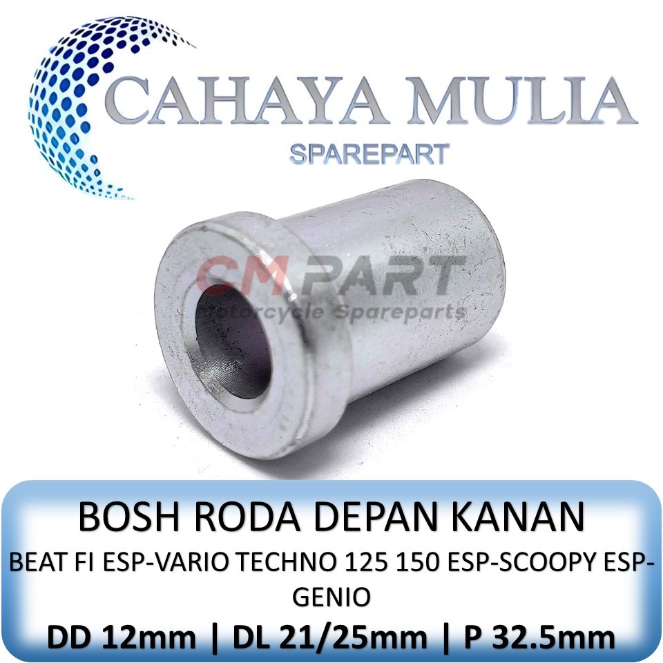 Bosh Bos Roda Depan KANAN Beat ESP K1A Vario Techno 125 150 FI ESP Scoopy ESP Genio