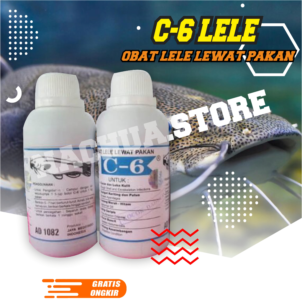 C6 Obat Ikan Obat Cacar Obat Ikan Lele 250ml