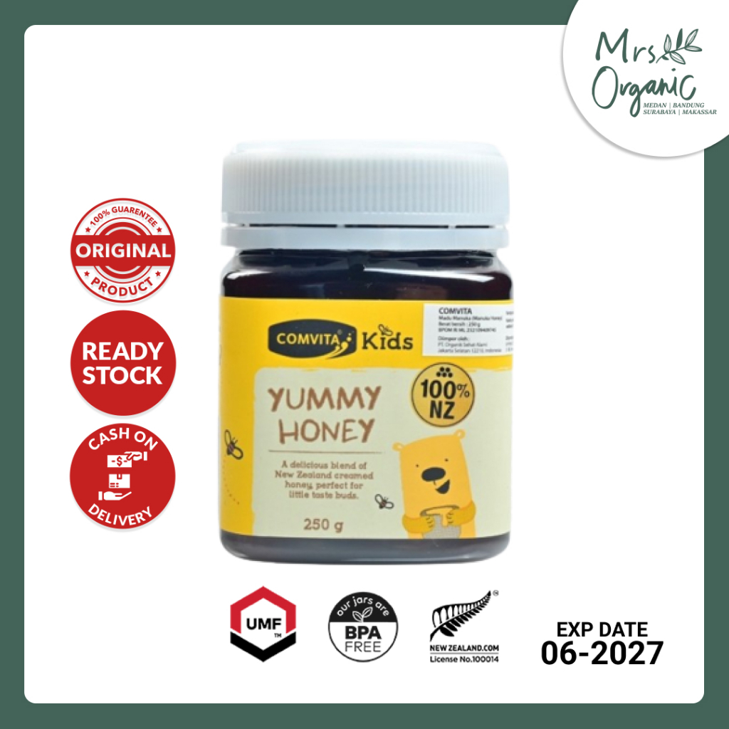 

Comvita Manuka Kids Yummy - Madu Anak Premium (250gr) | Nutrisi & Imun Booster