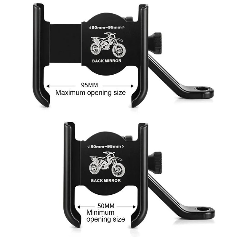 Holder Motor Kaca Spion Bahan Besi Metal Universal Holder Spion 03-H2