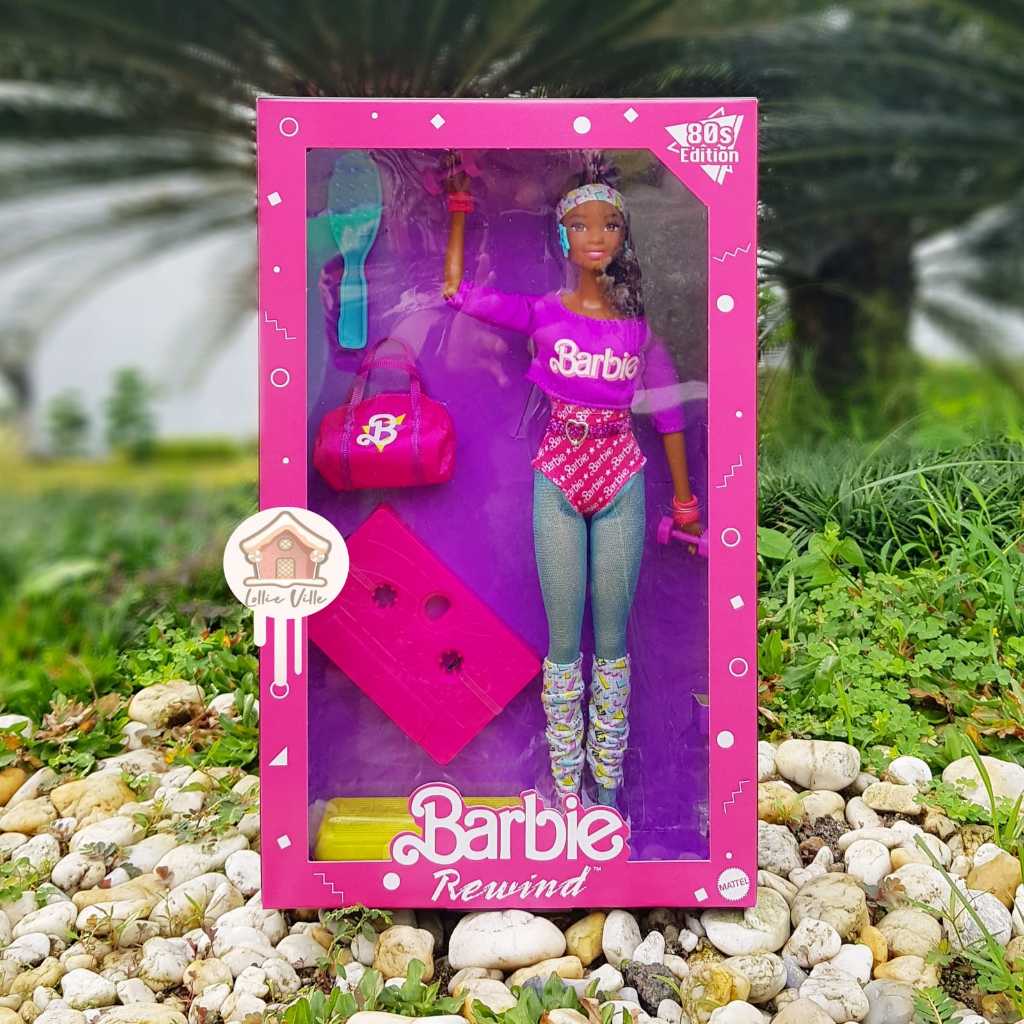 Barbie Rewind 80s Edition Workin Out Themed Doll - Brunette