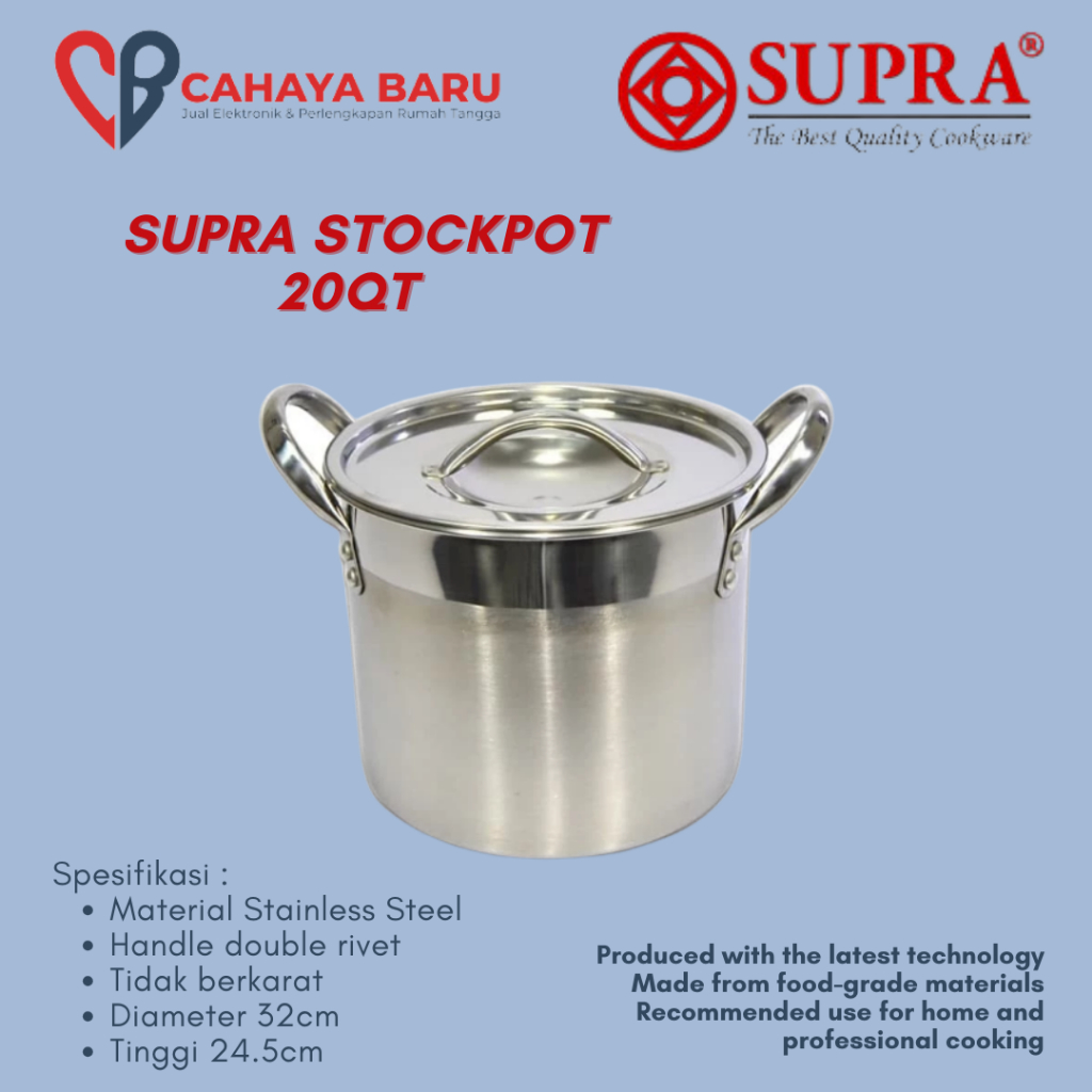 SUPRA STOCKPOT 20QT
