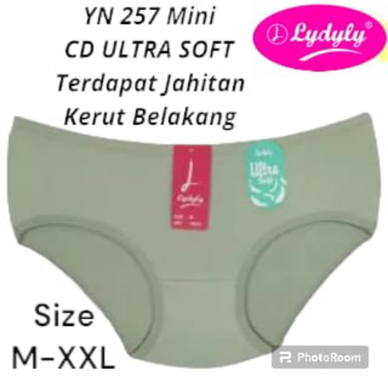 CD Lydyly YN 257 - Celana Dalam Wanita  Kerut Belakang 3pcs - 6pcs  -  Calana Dalam Cewek Kerut Belakang-  Dalam Wanita