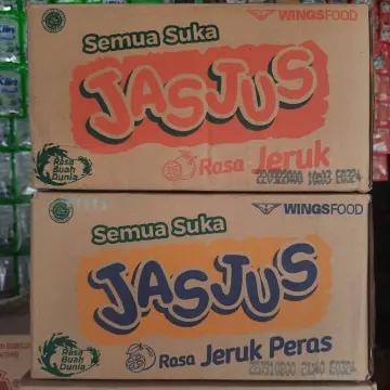 

1 DUS JASJUS MINUMAN SERBUK RASA BUAH UKURAN 7GRAM ISI 300 PCS - KOCISHOP88