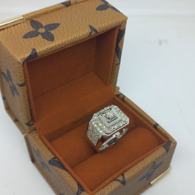 cincin pria full berlian banjar blink² mewah free memo