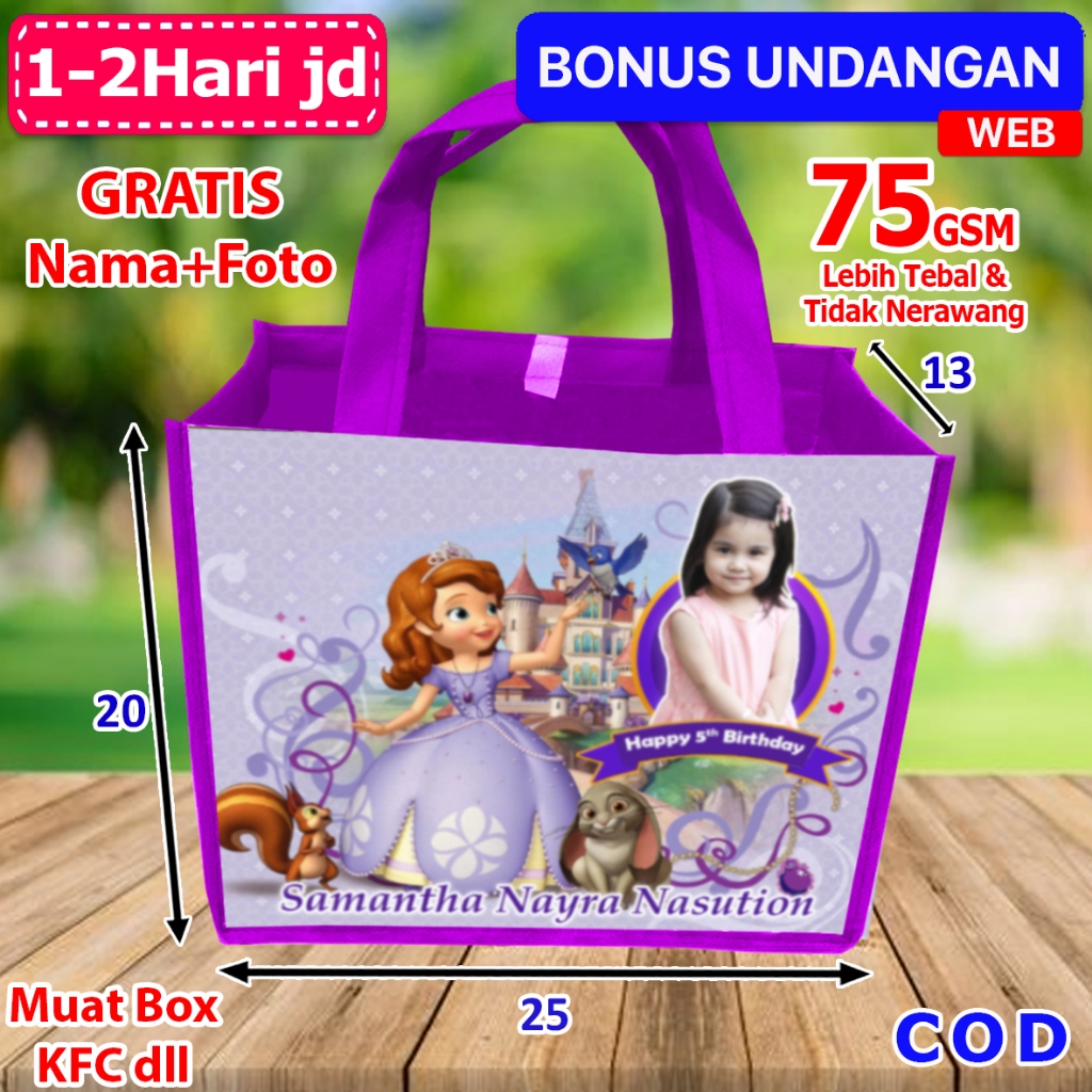 

Tas souvenir KFC Kartun Sofia