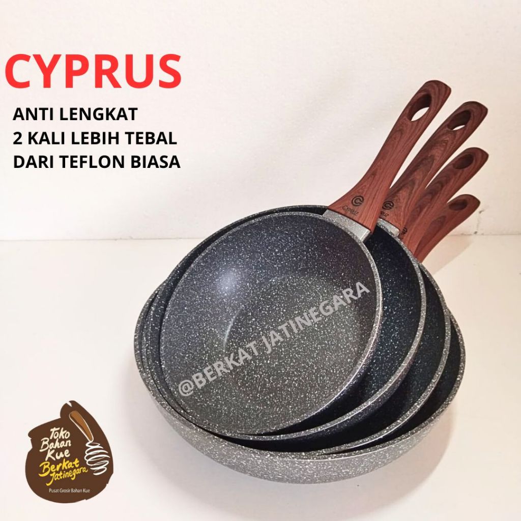 TEFLON CYPRUZ/CYPRUZ BBQ PAN/CYPRUZ FRY WOK/CYPRUZ SAUCE PAN