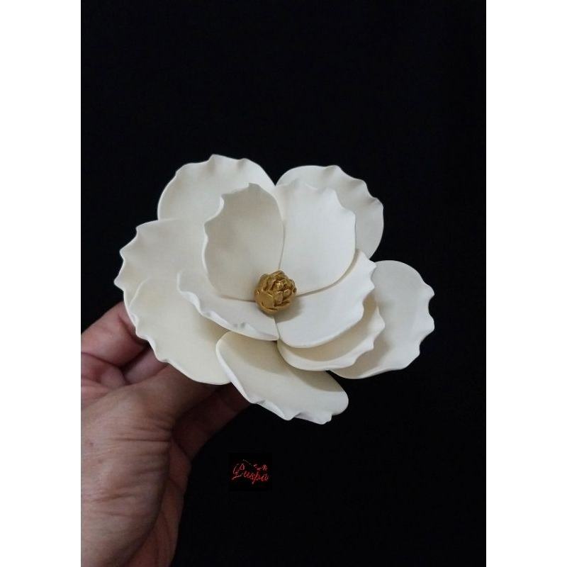

(558/PMAG2)Gumpaste Flower Sugar Flower/Bunga Gumpaste Magnolia