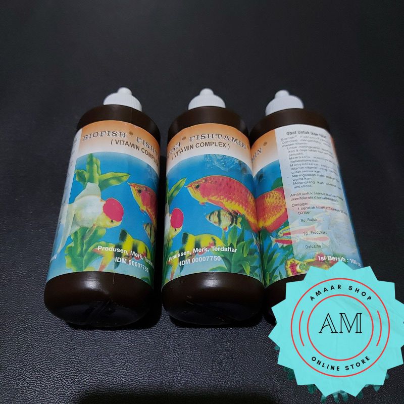 VITAMIN IKAN BIOFISH FISHTAMIN / VITAMIN IKAN HIAS VITAMIN COMPLEX BIOFISHTAMIN