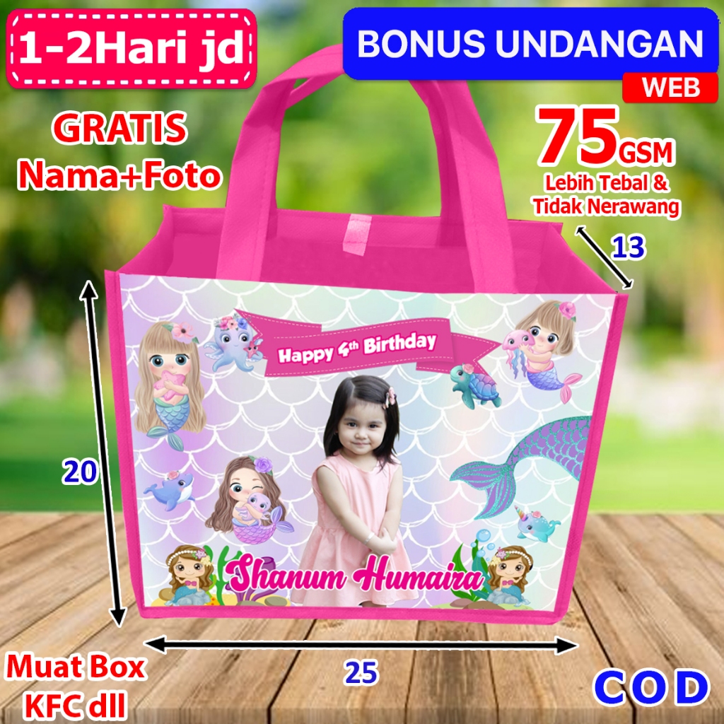 

Tas Ulang Tahun Anak Mermaid