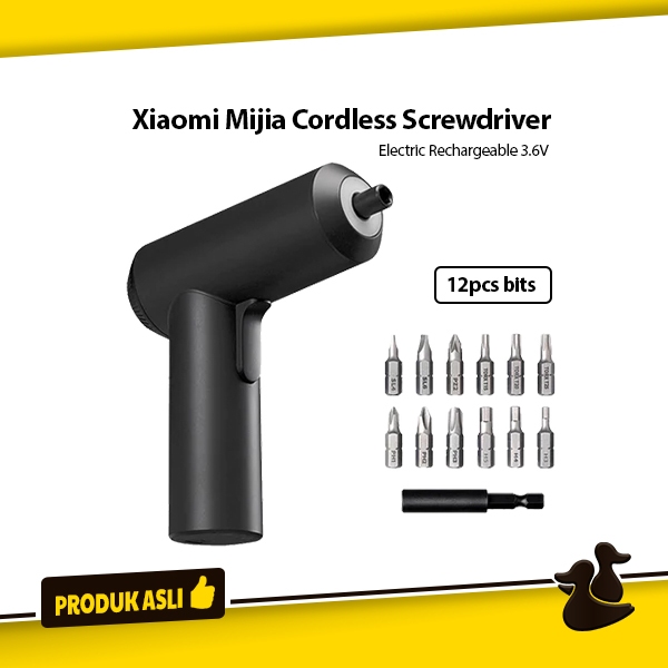 Xiaomi Mijia Electric Cordless Screwdriver Kit Obeng Listrik Otomatis Original