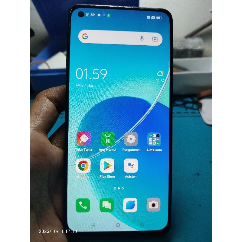 LCD Reno 6 4G Original Copotan