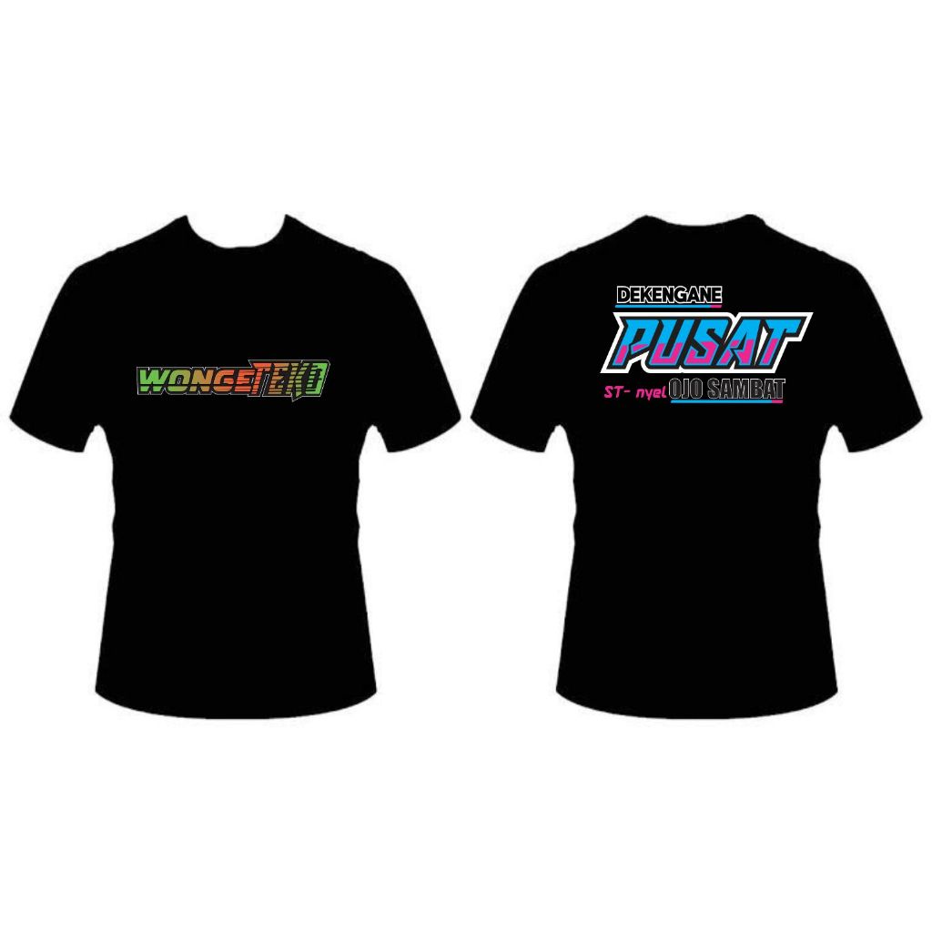 kaos dekengan pusat wonge teko