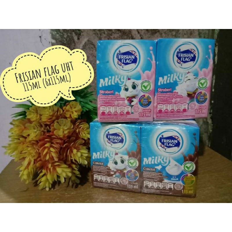 

frisian flag milky isi 6x115ml/ frisian flag/ susu frisian flag/ frisianflak/ susu uht/ susu kotak frisian flag