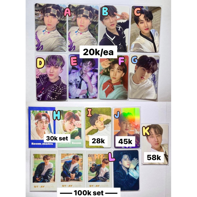 [READY STOCK] Stray Kids Photocard PC Changbin POB Benefit Album Noeasy Cevel Oddinary Pola MD Unloc