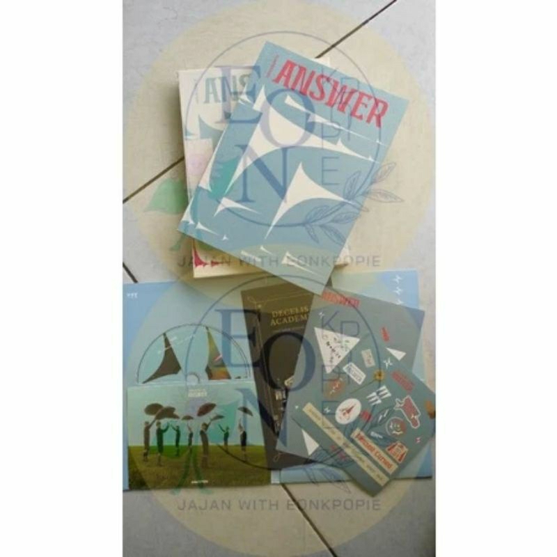ENHYPEN ALBUM DIMENSION : ANSWER (YET VER) - PC JAY JAKE - POLA HEESUNG - BOOKMARK SUNOO