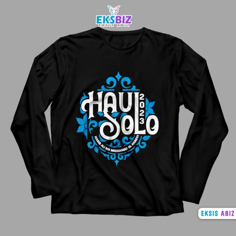 Kaos Haul Solo 2023 lengan panjang kode 002
