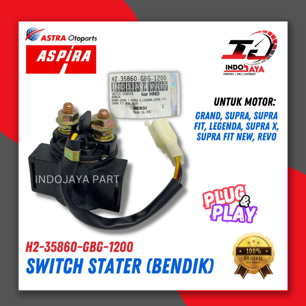 [BAYAR DI TEMPAT] BENDIK STARTER ASPIRA GRAND / SUPRA / SUPRA FIT / LEGENDA / SUPRA X / SUPRA FIT NE