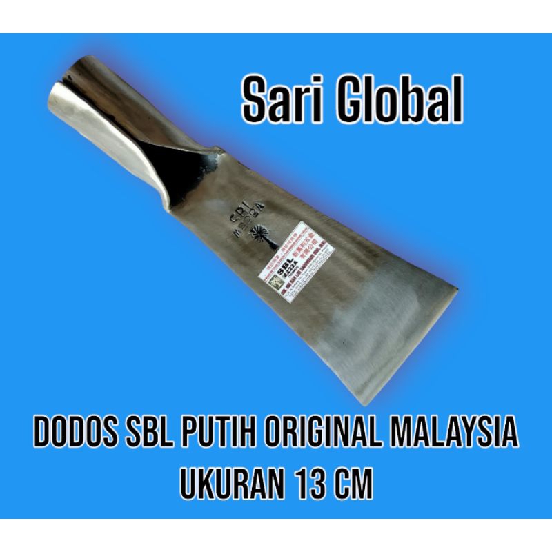 DODOS SBL PUTIH ORIGINAL MALAYSIA UKURAN 13 CM
