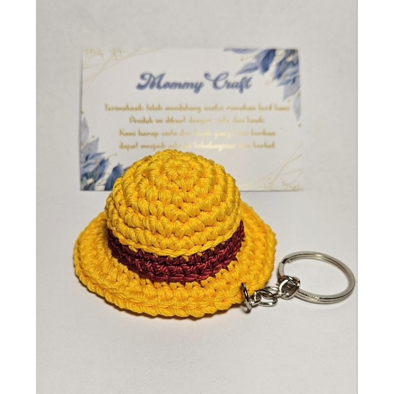 Amigurumi topi jerami mugiwara one piece