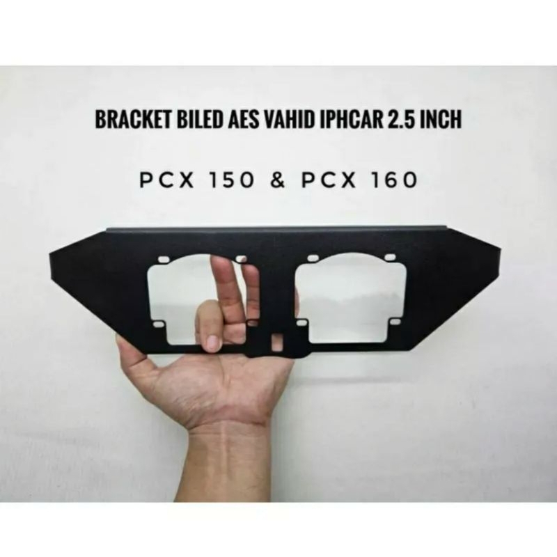 Bracket Breket Dudukan Lampu Projie Biled 2,5 Inch PCX 150 160 AES Vahid Iphar