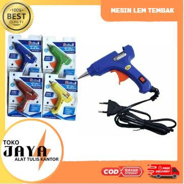 

Alat Lem Tembak On-Off Glue Gun Stick Cair Lengket Refill Hot Melt Perekat Kuat Toko Jaya ATK Murah & Lengkap
