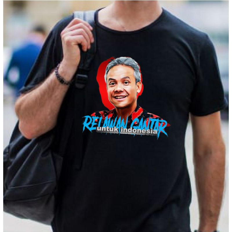 kaos relawan ganjar / kaos ganjar pranowo 2024 / baju relawan ganjar