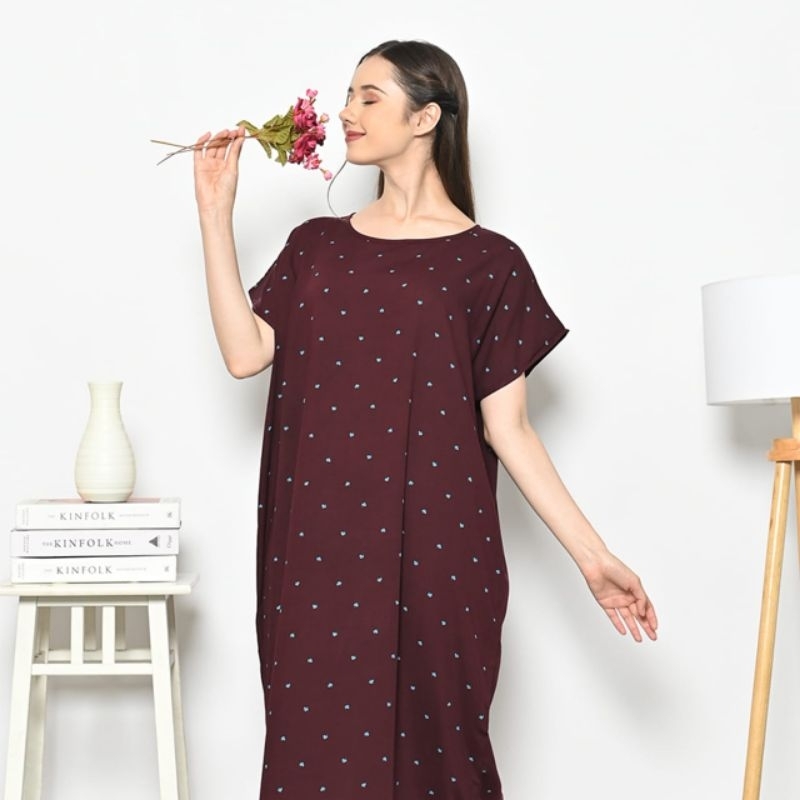 HABEL/CSL Baju Santai Daster Panjang Non Busui Bahan Rayon Premium Adem Baju Santai Wanita