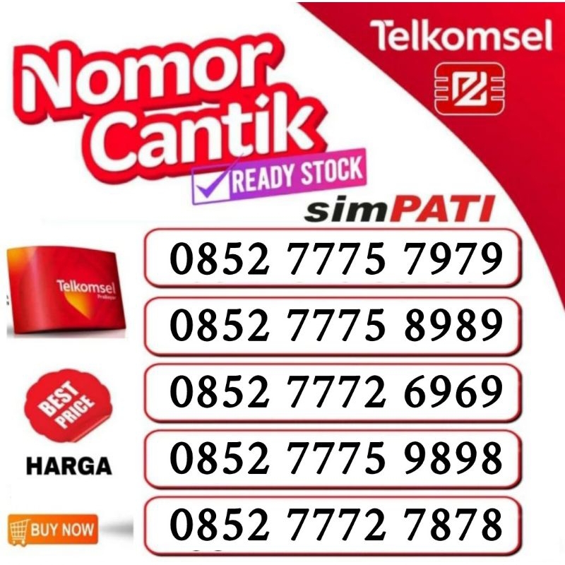 NOMOR CANTIK TELKOMSEL 777 ABAB KARTU PERDANA CANTIK TELKOMSEL 777 ABAB KARTU CANTIK ABAB 777